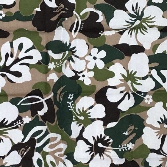 Bape BAPE Aloha Resort camo green bandana a bathing ape NIGO Size ONE SIZE - 2 Thumbnail
