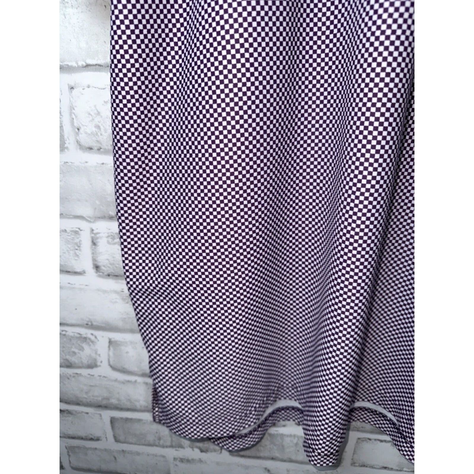 Peter Millar PETER MILLAR Summer Comfort Purple/white Checkered Shirt Mens XL Stretchy Size US XL / EU 56 / 4 - 7 Thumbnail