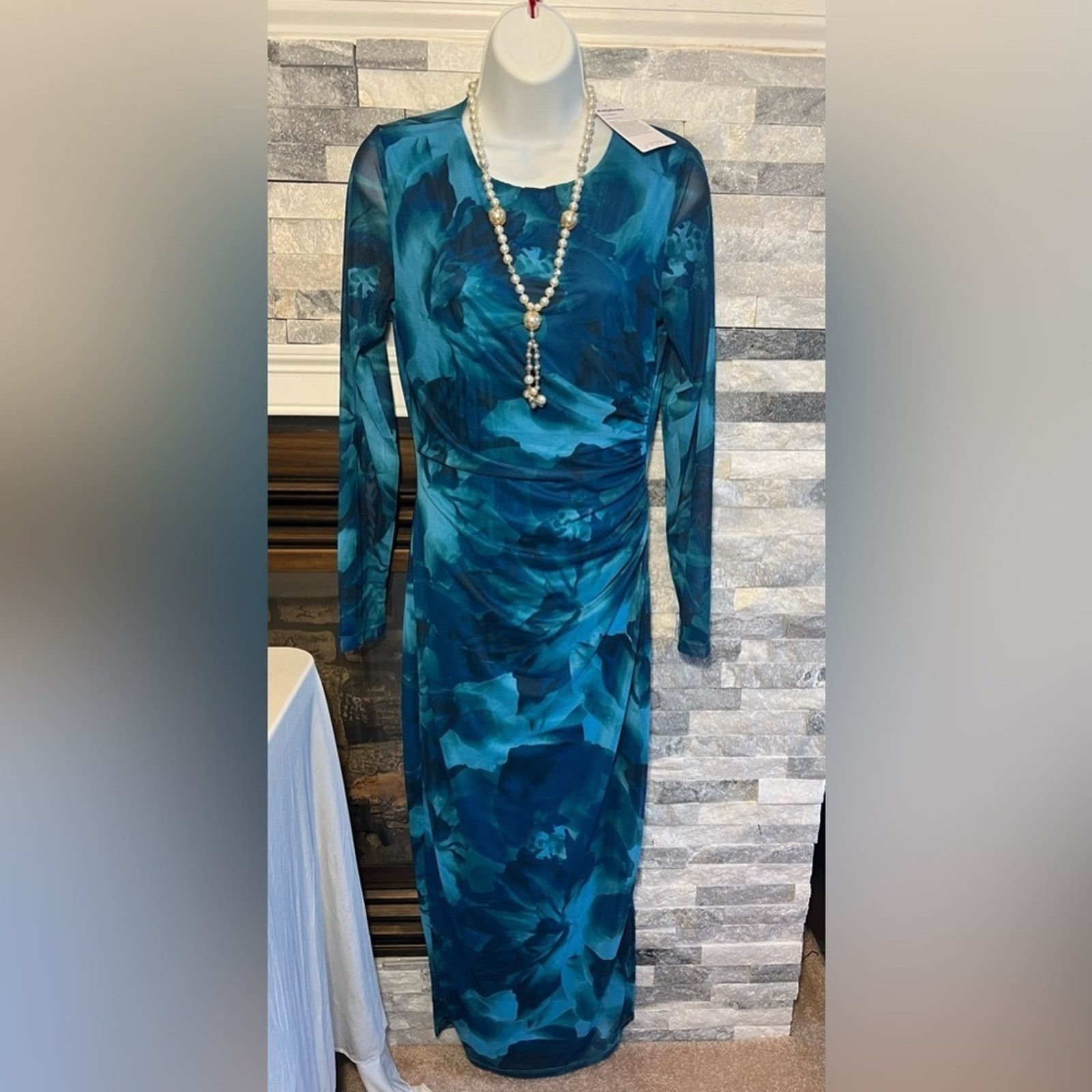 & Other Stories Pretty Garden Women's Midi Bodycon Dress – Size M Size M / US 6-8 / IT 42-44 - 2 Thumbnail