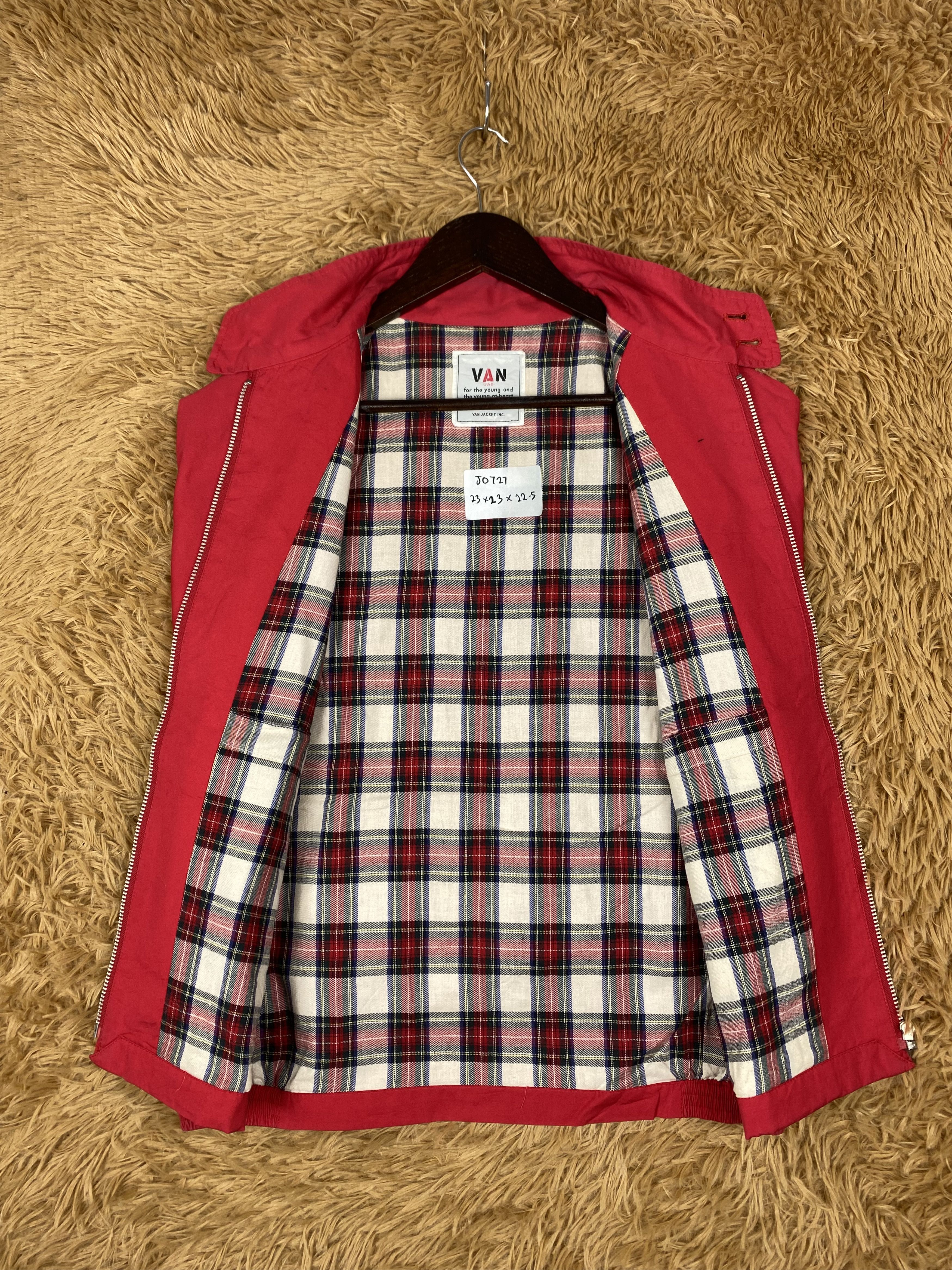 Van Vintage Van Jacket Flannel Lining Jacket DJ0727 Size US S / EU 44-46 / 1 - 6 Thumbnail