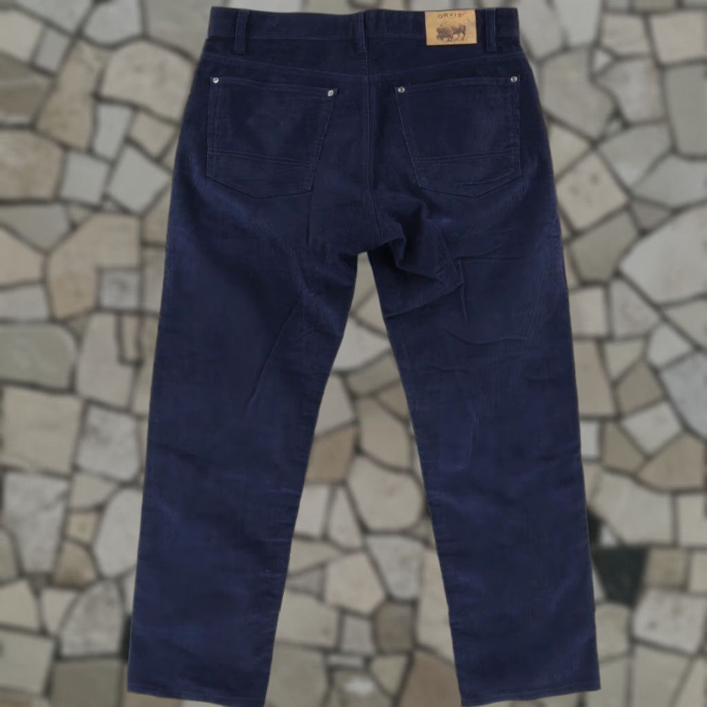 Vintage Pilcro and the Letterpress Serifs Skinny Cotton Corduroy Chino Pants Burgundy Women's 29 Size 29" - 1 Thumbnail