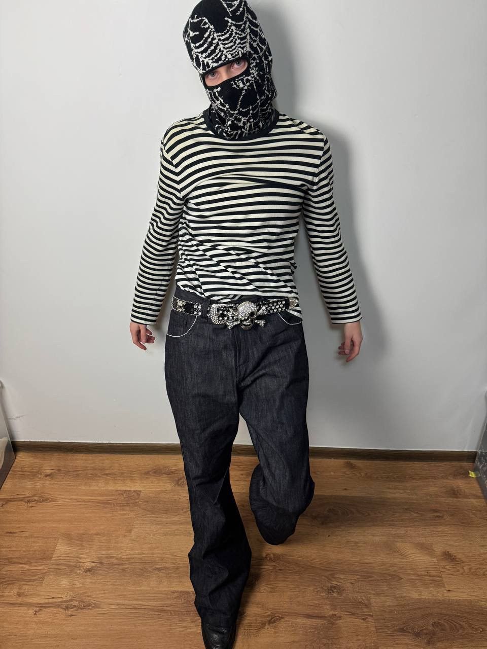 Japanese Brand Custom Avant Garde Flared Jeans Archive Style Bootcut Size US 34 / EU 50 - 3 Thumbnail