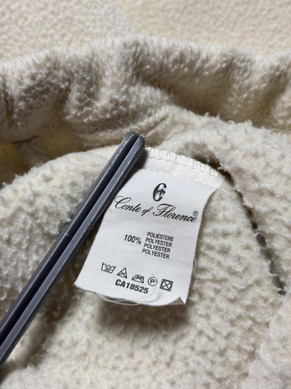 Conte of Florence Conte of Florence Vintage Half Zip Fleece Beige Mens L Size US L / EU 52-54 / 3 - 10 Thumbnail