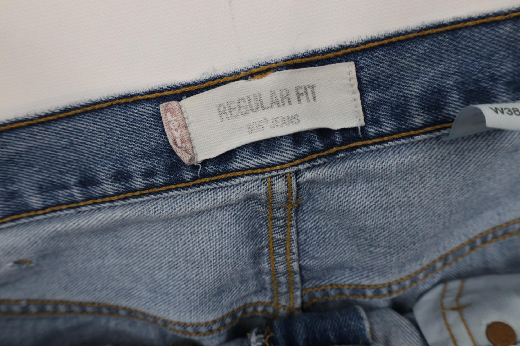 Levi's Vintage Y2K 2003 Levis 505 Regular Straight Leg Denim Jeans Size US 38 / EU 54 - 12 Thumbnail