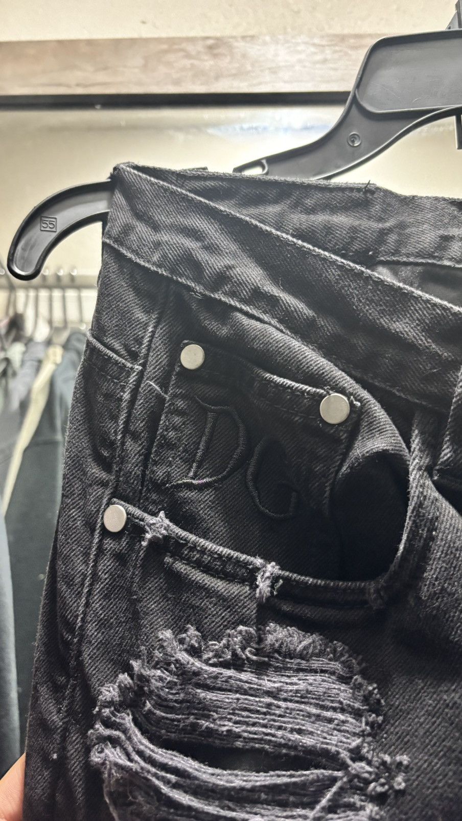 Other Distressed flared zipper denim Size US 32 / EU 48 - 7 Thumbnail