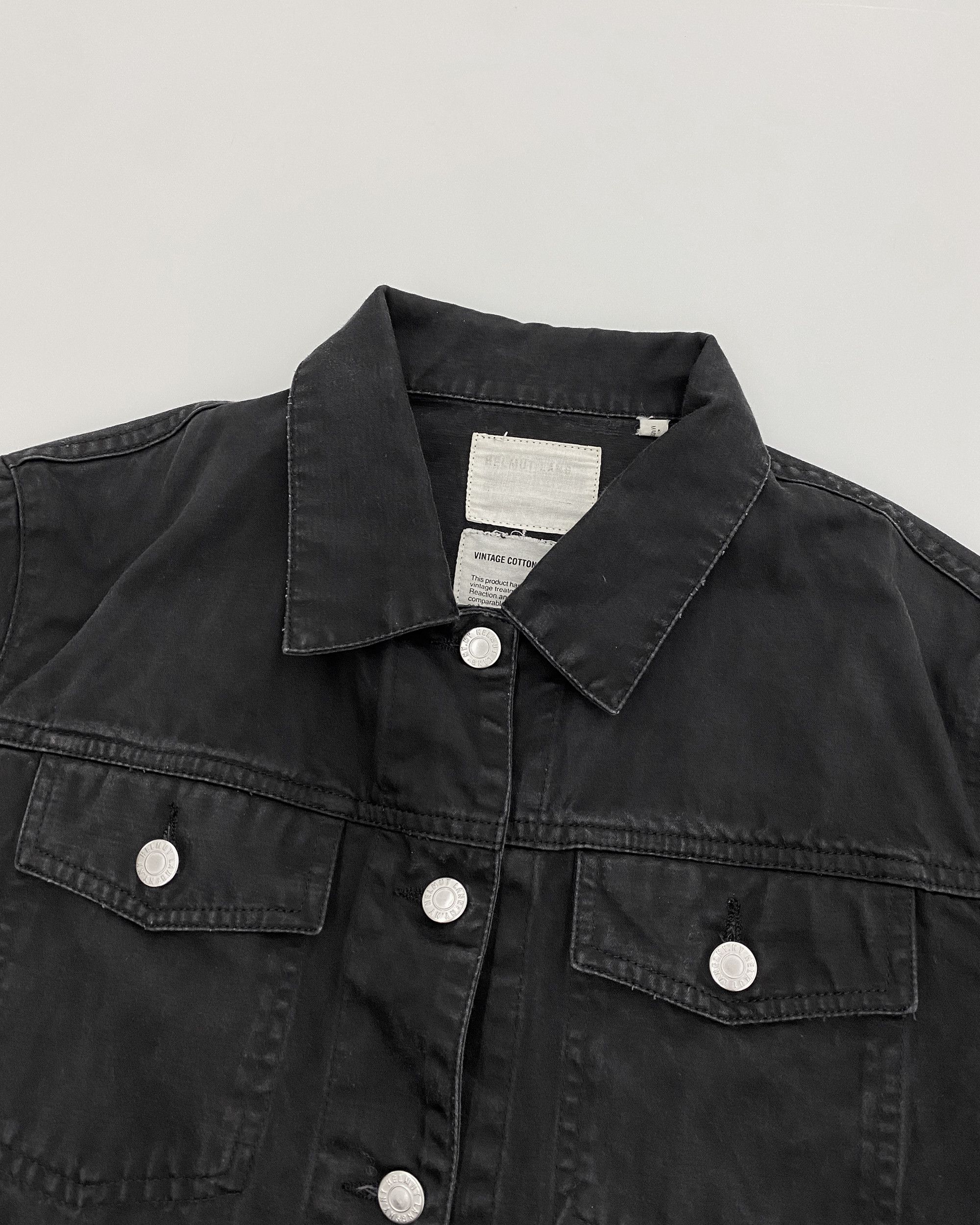 Helmut Lang 2000s Vintage Cotton Denim Jacket Size L / US 10 / IT 46 - 4 Thumbnail