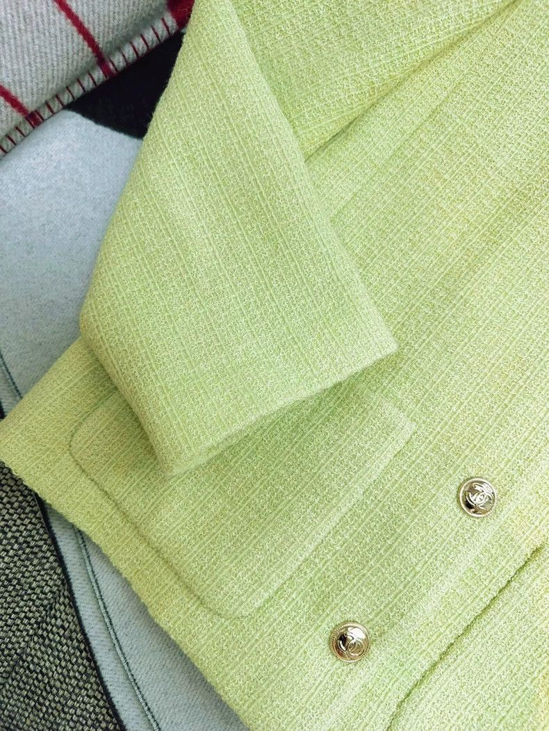 Chanel Chanel 20k equestrian series popular avocado green braided Size XS / US 0-2 / IT 36-38 - 7 Thumbnail