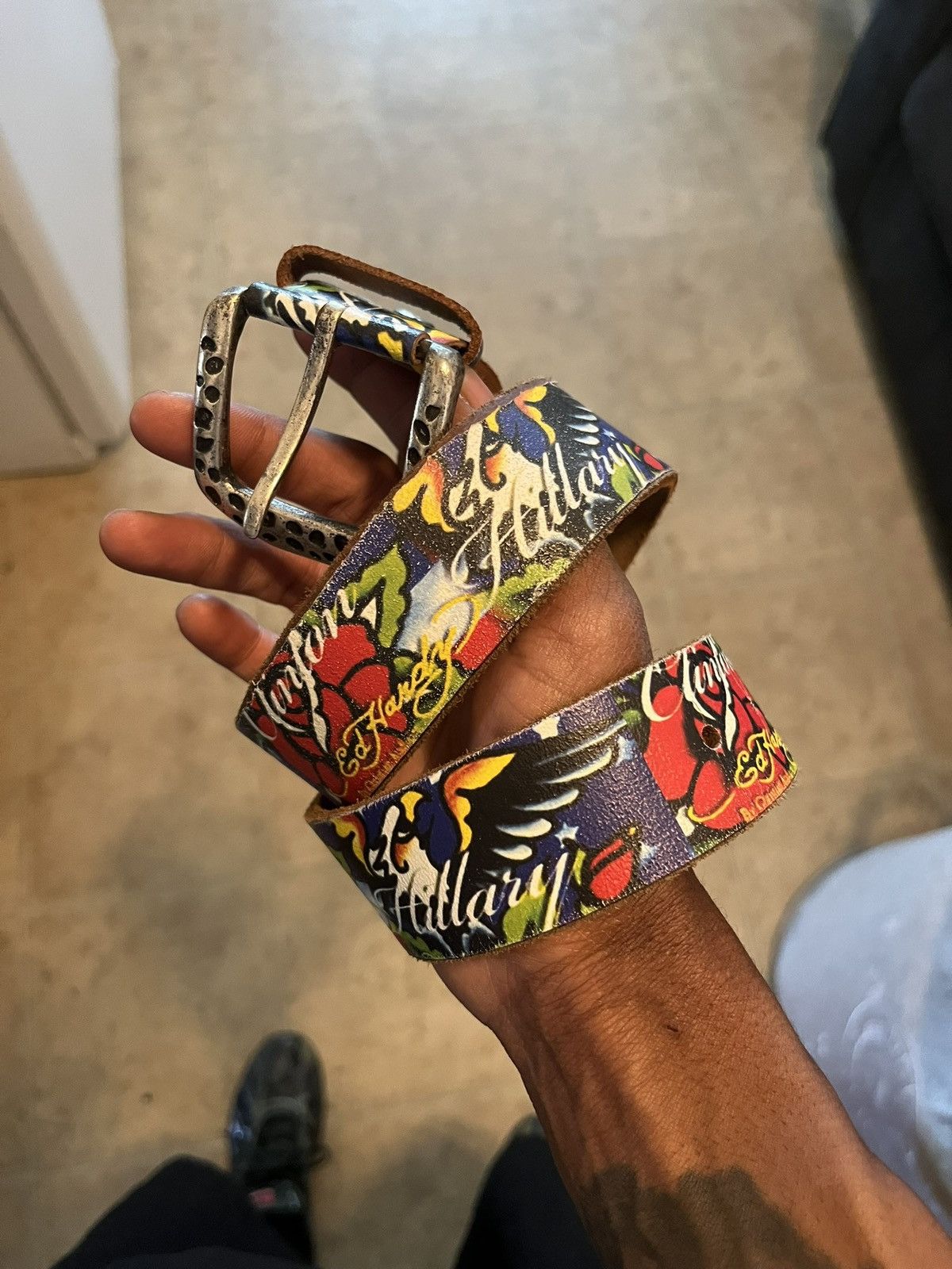 Ed Hardy × Vintage Vintage Ed Hardy Belt | Grailed