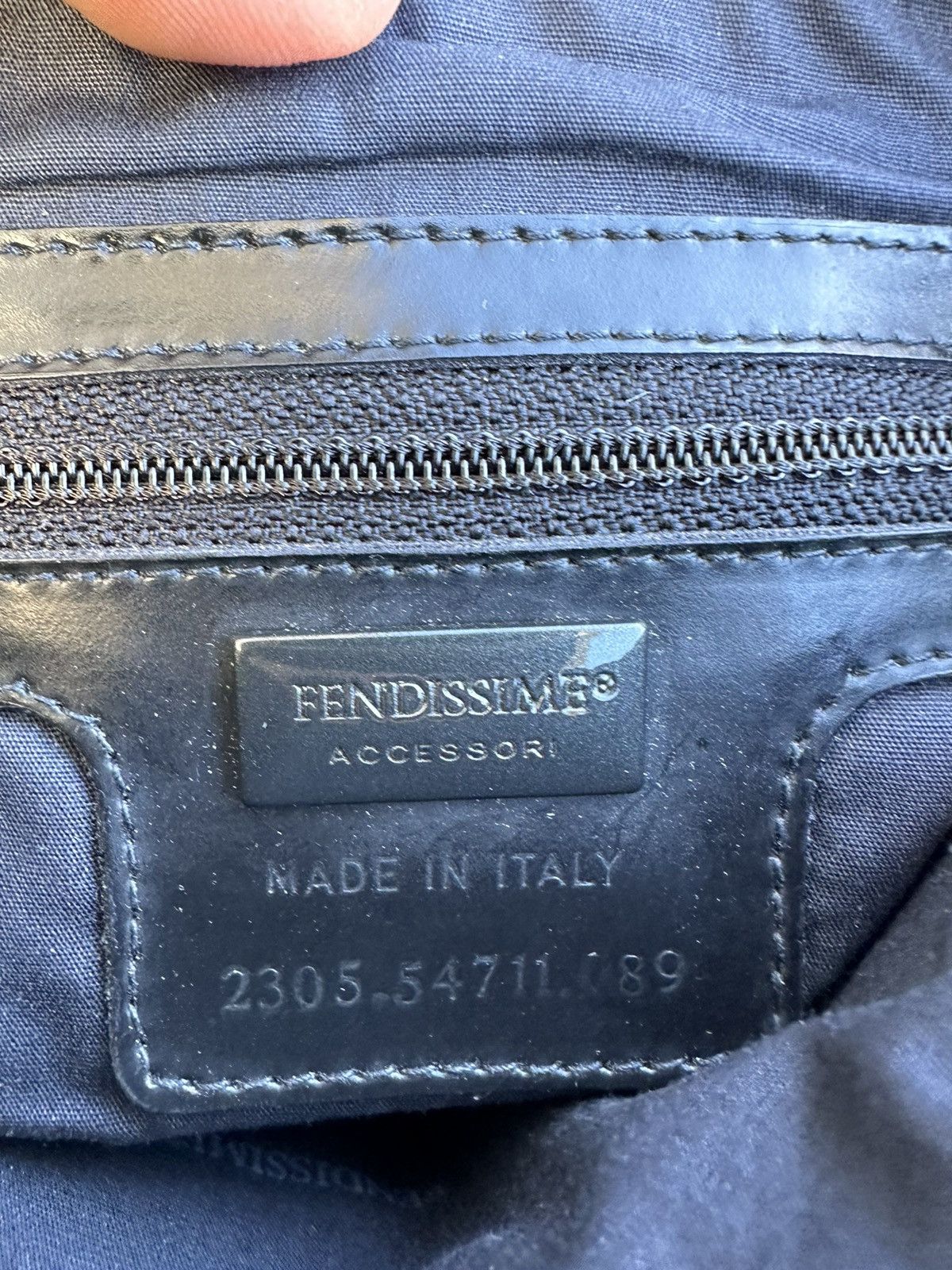 Fendi Fendissime Fendi Monogram Bag Black Size ONE SIZE - 5 Thumbnail