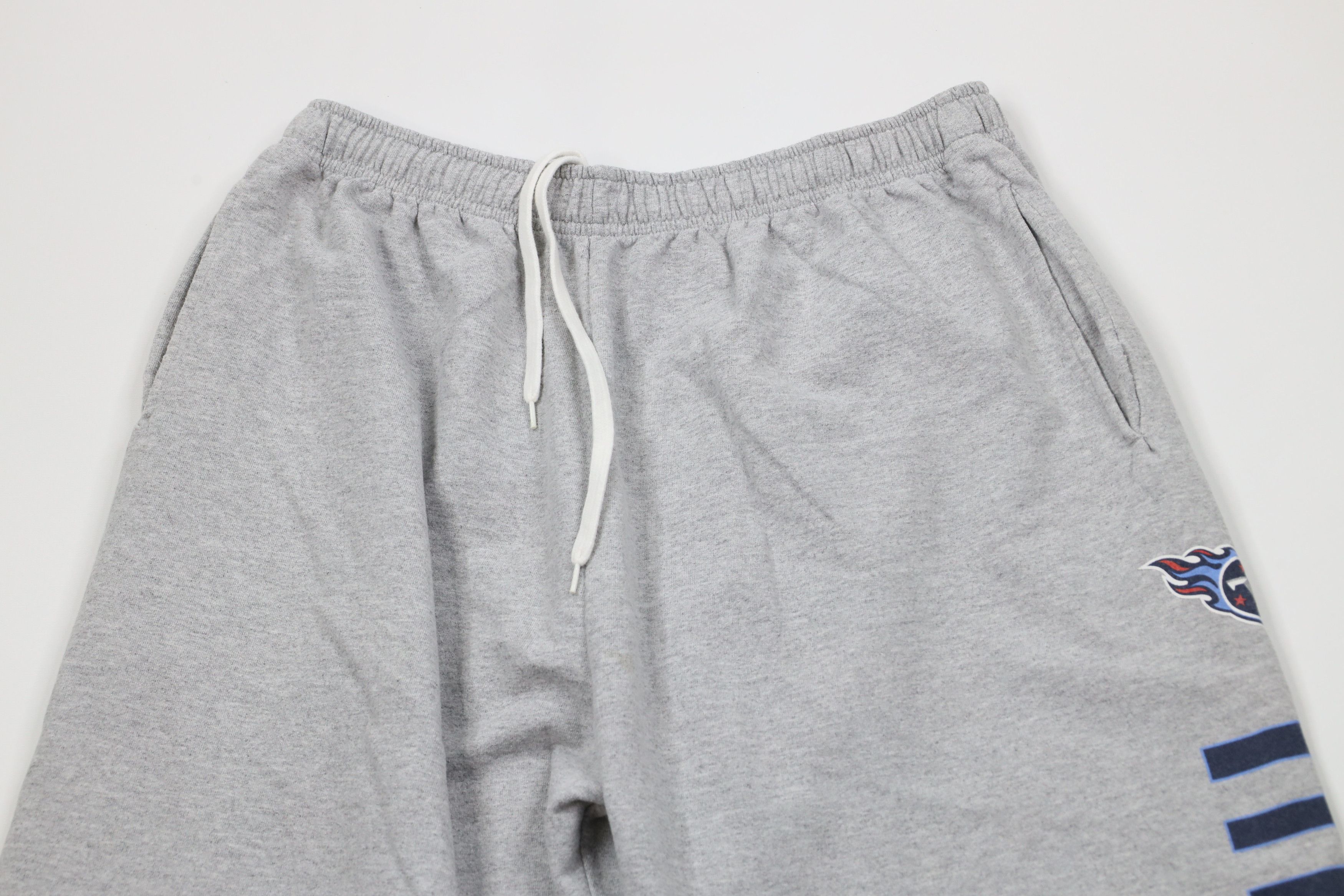 Reebok × Vintage Vintage Reebok Tennessee Titans Football Wide Leg Sweatpants Size US 38 / EU 54 - 2 Thumbnail