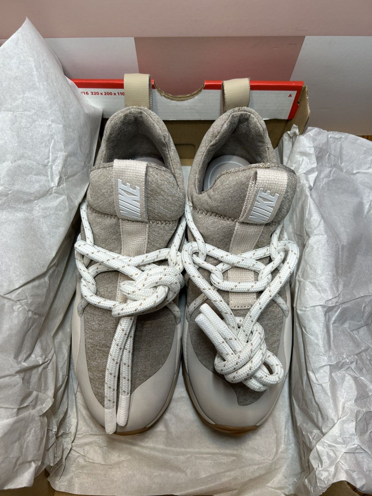 Nike Size 7- Nike City Loop Running Shoes Desert Sand White-Gum Size US 7 / IT 37 - 2 Thumbnail