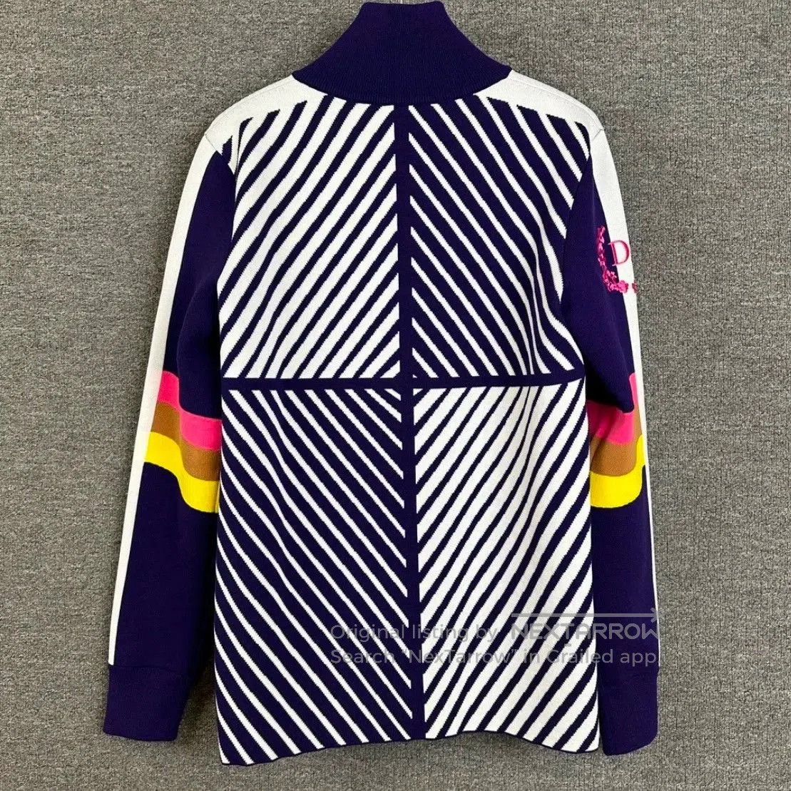 Dior dior zip high-neck knit long sleeve top. Size US S / EU 44-46 / 1 - 2 Thumbnail