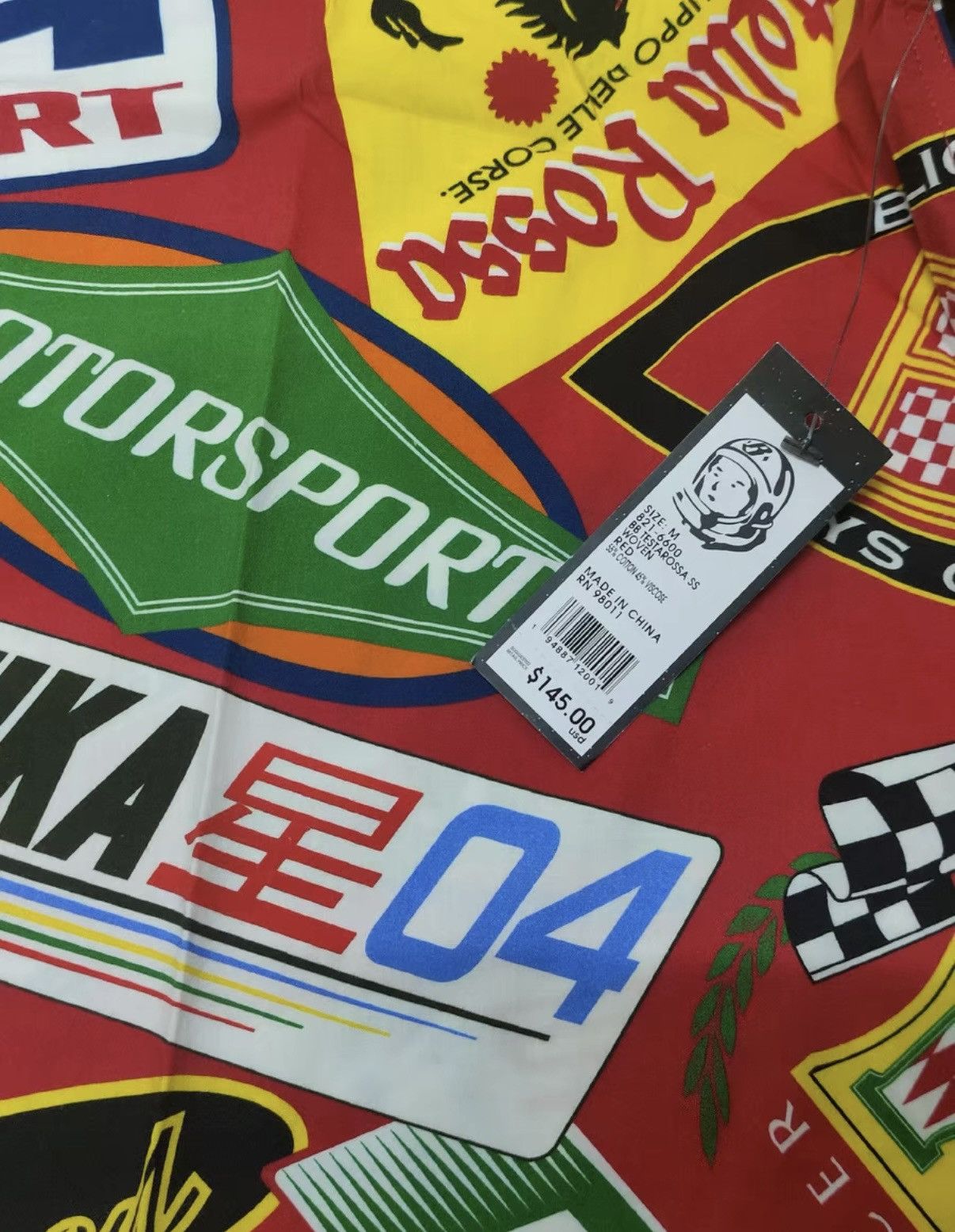 Billionaire Boys Club Racing-themed all-over print shirt by Billionaire Boys Club Size US M / EU 48-50 / 2 - 5 Thumbnail