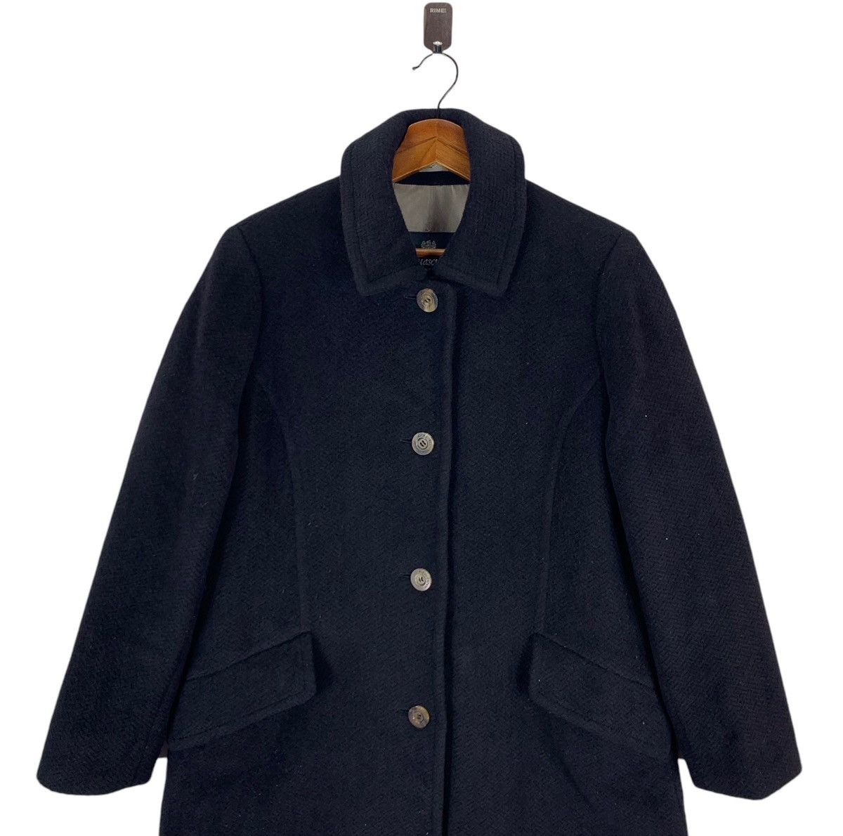 Aquascutum × Autumn Cashmere Vintage Aquasqutum Wool Cashmere Overcoat Size US M / EU 48-50 / 2 - 2 Thumbnail