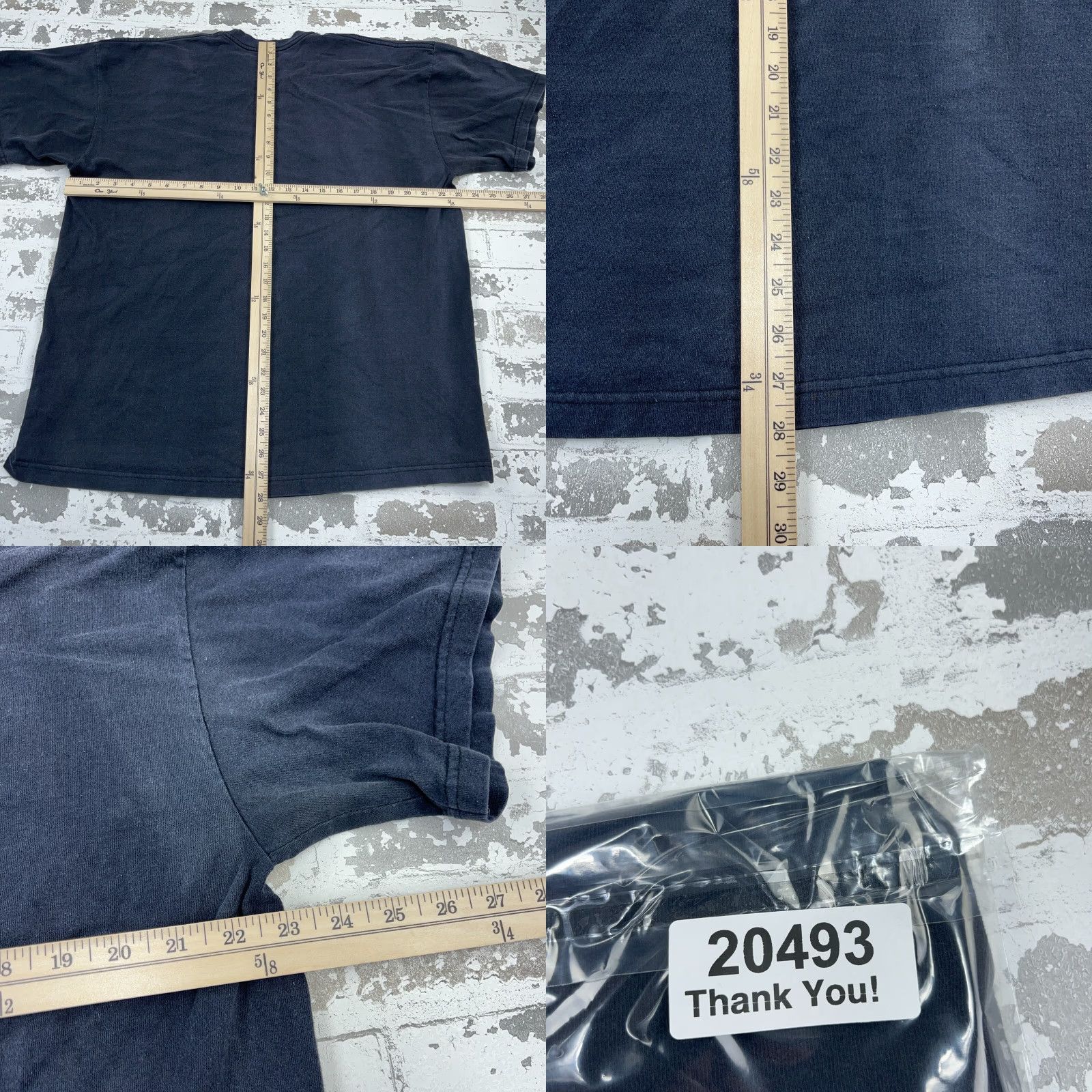 Levi's VINTAGE Levi's Shirt Men XL Black Tee Made In USA 90s Faded Original Adult Tee logo 90s USA Mens Size US XL / EU 56 / 4 - 9 Thumbnail