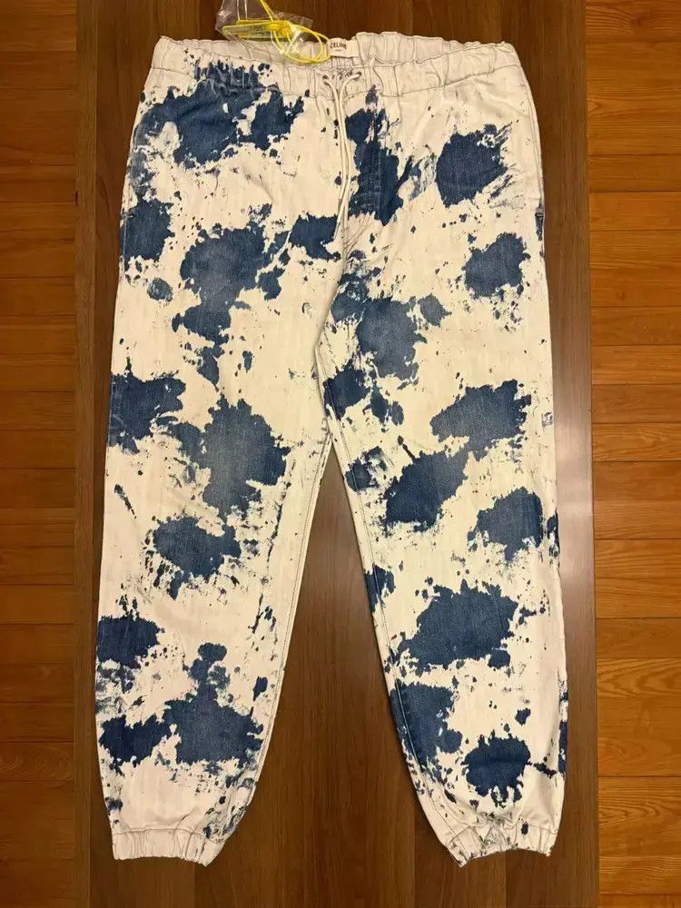 Celine Celine 21SS Splash Runway Denim Sweatpants-2505 Size US 31 - 1 Thumbnail