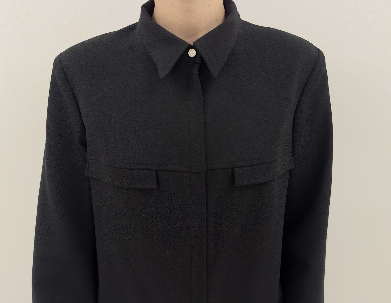 Paco Rabanne DDP Paco Rabanne Wool Blend Blazer Jacket Black Size 42 Size M / US 6-8 / IT 42-44 - 11 Thumbnail