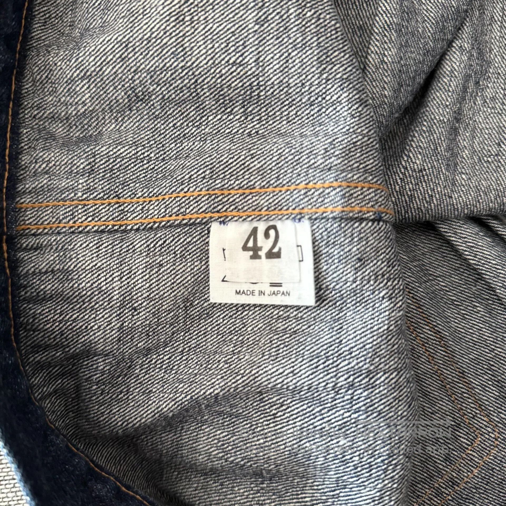 Warehouse Warehouse 2001xx Natural Dye Denim Jacket. Size US XS / EU 42 / 0 - 8 Thumbnail