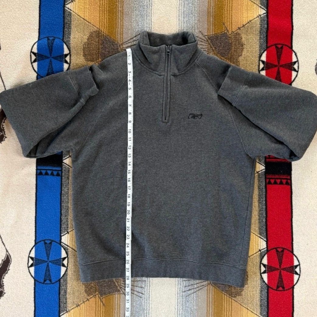 Reebok VINTAGE Reebok Sweatshirt 1/4 Zip Pullover Size L Dark Gray Men Measurements 90s Size US L / EU 52-54 / 3 - 6 Thumbnail