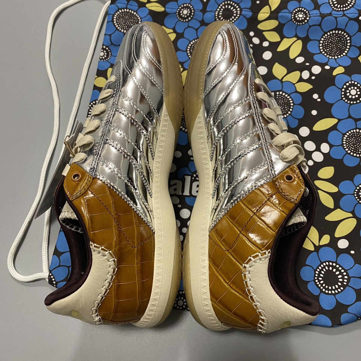 Adidas × Wales Bonner US 11 Wales Bonner x Adidas Samba Metallic Silver IH5777 Size US 11 / EU 44 - 3 Thumbnail
