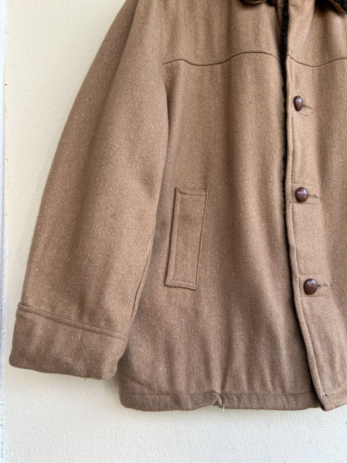 Schott × Vintage Schott NYC Wool Sherpa Jacket Size US L / EU 52-54 / 3 - 6 Thumbnail