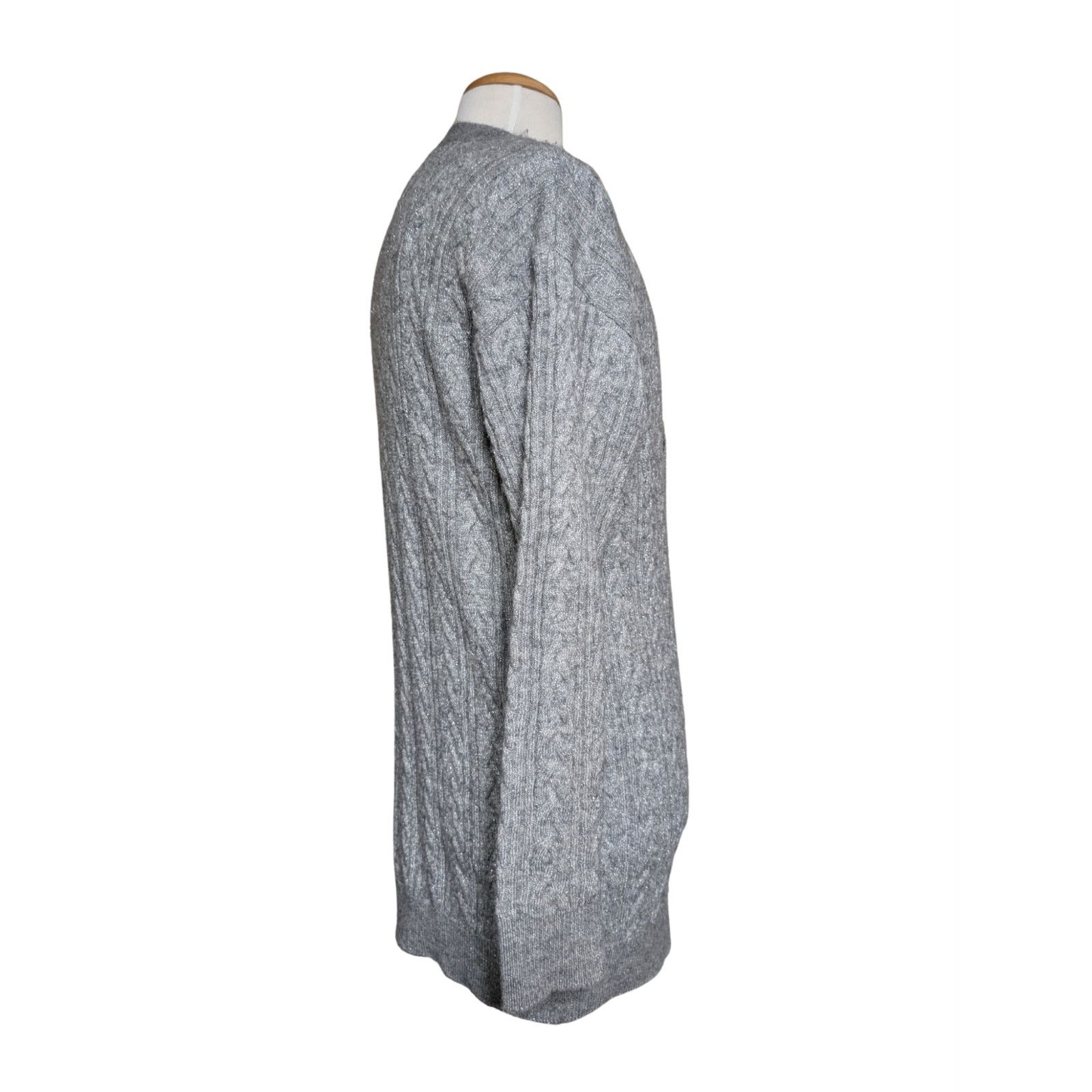 Scotch & Soda Scotch and Soda Wool-Blended Cable Knit Cardigan Size XS Size XS / US 0-2 / IT 36-38 - 4 Thumbnail