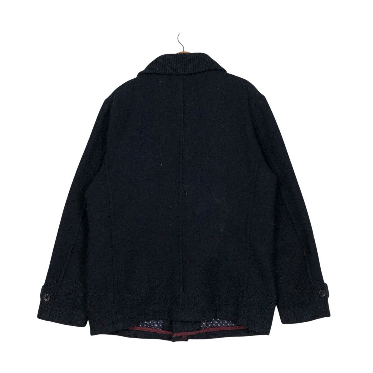 Japanese Brand 🔥VINTAGE WOOL CHORE JACKET DOUBLE COLLAR IKKA ISSEY MIYAKE Size US XL / EU 56 / 4 - 10 Thumbnail