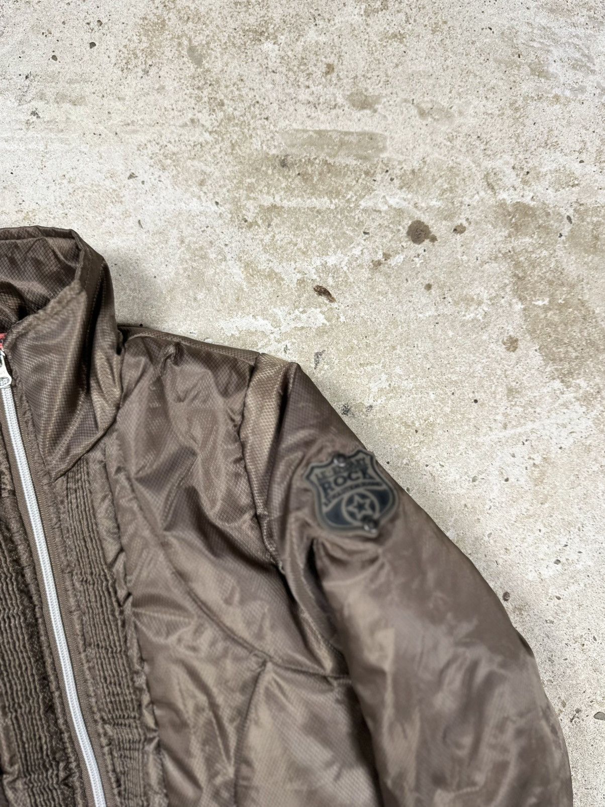 If Six Was Nine × Japanese Brand × Le Grande Bleu (L.G.B.) Vintage Y2K Multi Zipper Brown Archive Bomber Jacket Size US XS / EU 42 / 0 - 5 Thumbnail