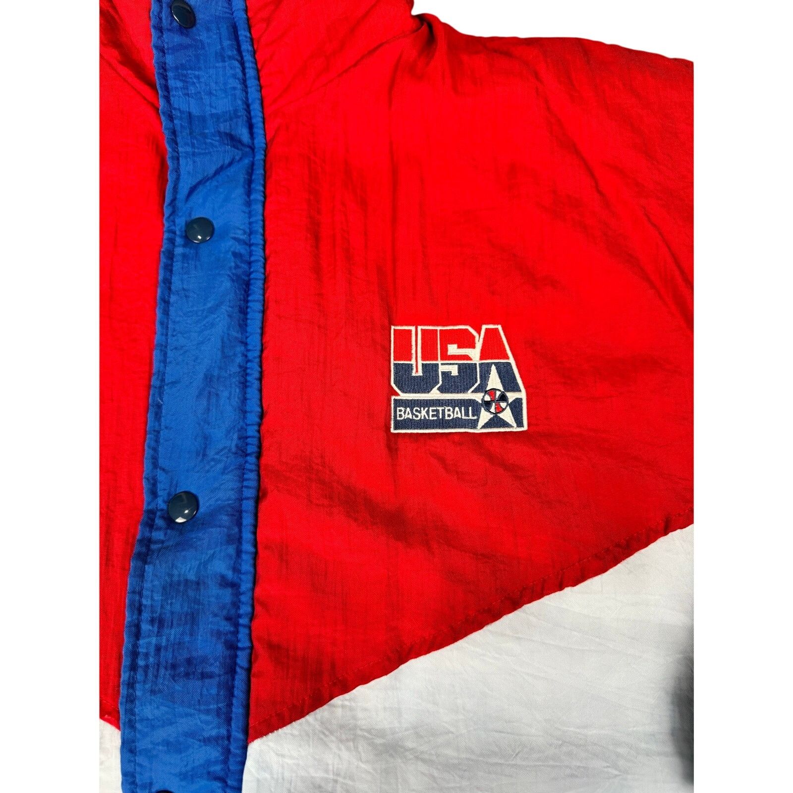 Holloway Vintage 80s Holloway USA Basketball Jacket Size US XL / EU 56 / 4 - 3 Thumbnail