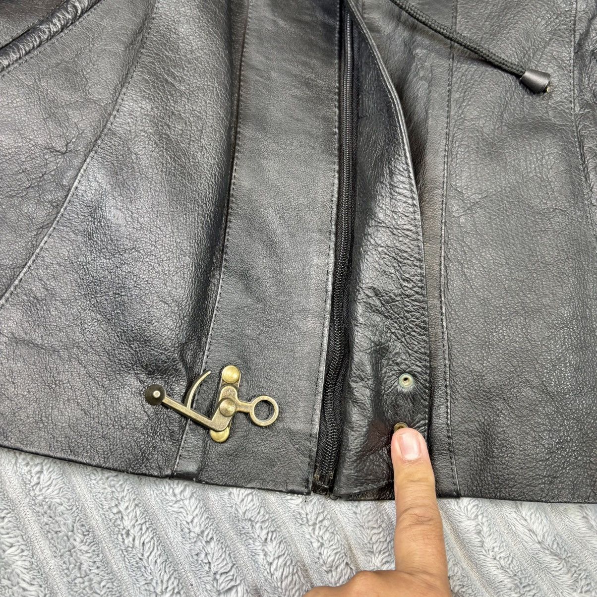 Other CIDPAO Men’s Genuine Leather Jacket L Coat black Zip Snap Size US L / EU 52-54 / 3 - 5 Thumbnail