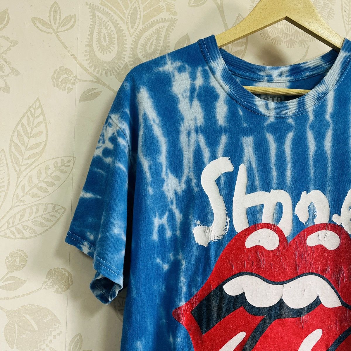 Band Tees × The Rolling Stones The Rolling Stones Concert Tour 2019 Big Logo Tie Dye TShirt Size US M / EU 48-50 / 2 - 5 Thumbnail