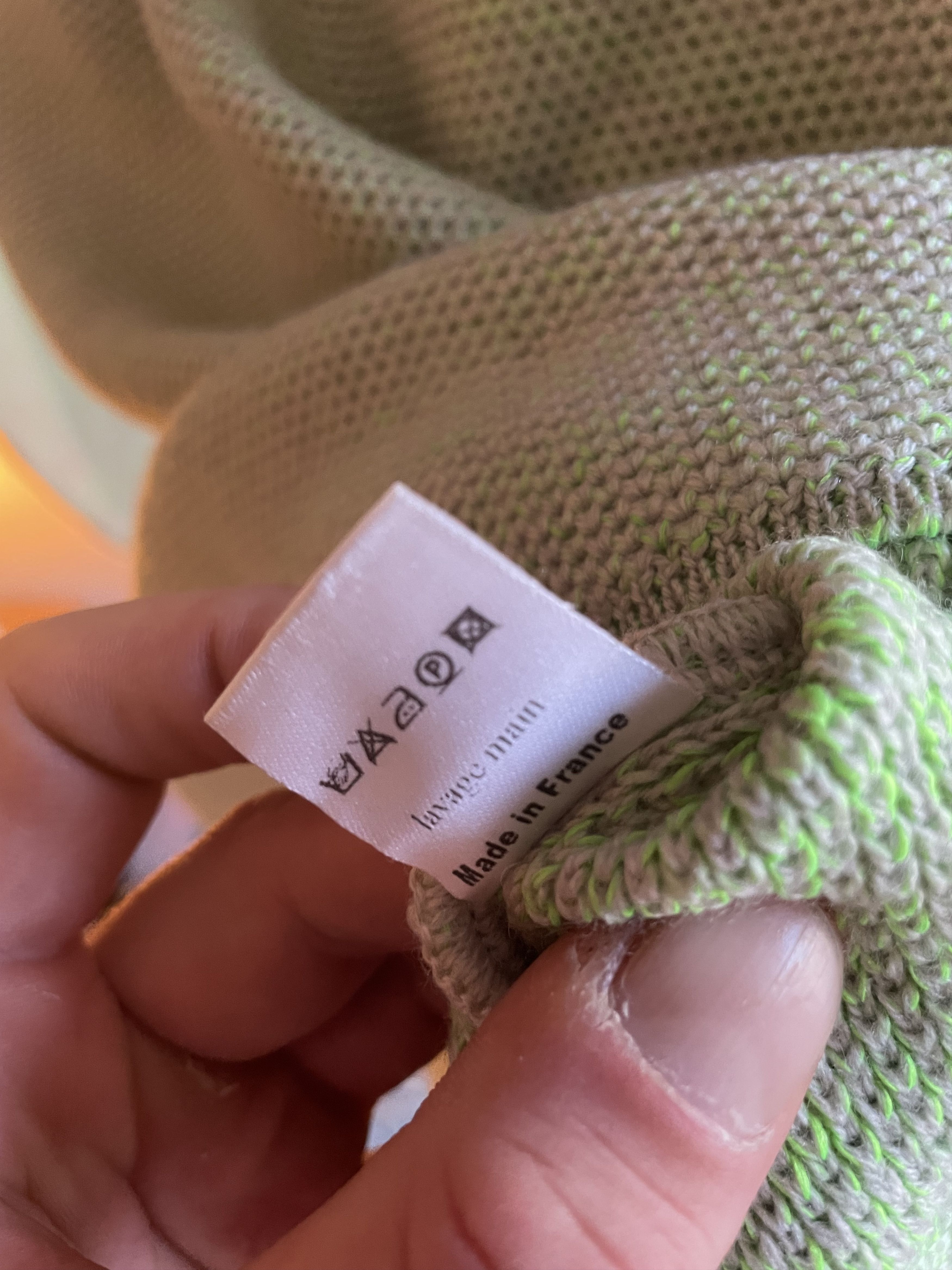 Mugler Green Neon Thread Wool Mix Size US M / EU 48-50 / 2 - 6 Thumbnail