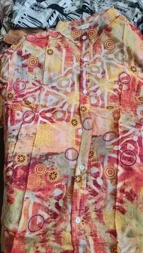 Other Men's Cotton Polyester Boho Short Sleeve Shirt Size US XL / EU 56 / 4 - 2 Thumbnail