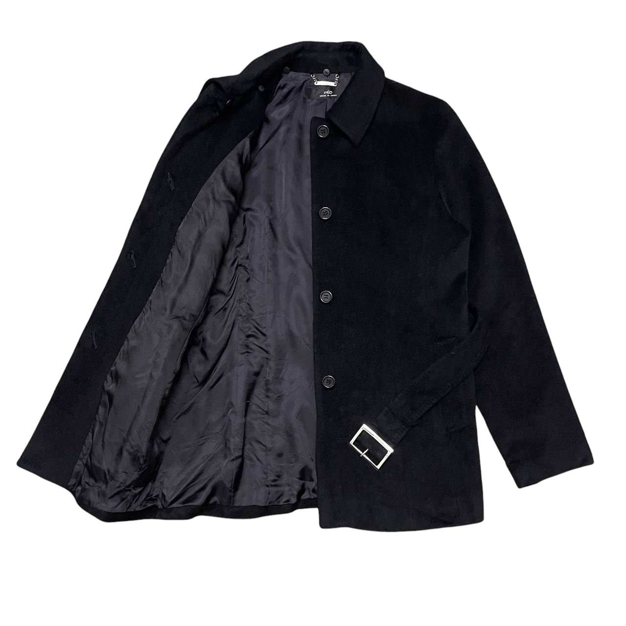 Yohji Yamamoto Ined Yohji Yamamoto x Angora Wool Coat with Belt Size S / US 4 / IT 40 - 5 Thumbnail