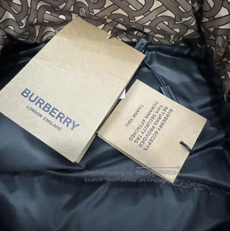 Burberry Burberry Brown Printed Short Down Jacket. Size US S / EU 44-46 / 1 - 5 Thumbnail