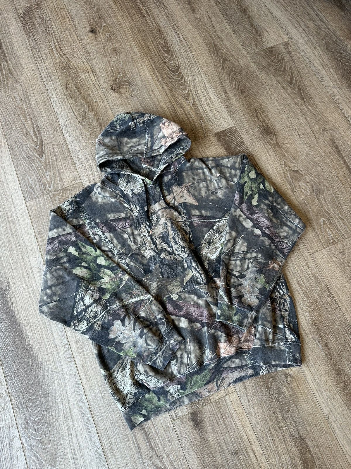 Realtree × Vintage Y2K FOREST PRINT HOODIE CAMO REALTREE Size US L / EU 52-54 / 3 - 2 Thumbnail