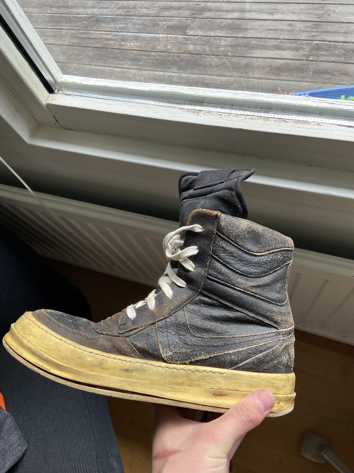 Rick Owens Rick Owens - Dunk’s blistered leather Size US 9.5 / EU 42-43 - 2 Thumbnail
