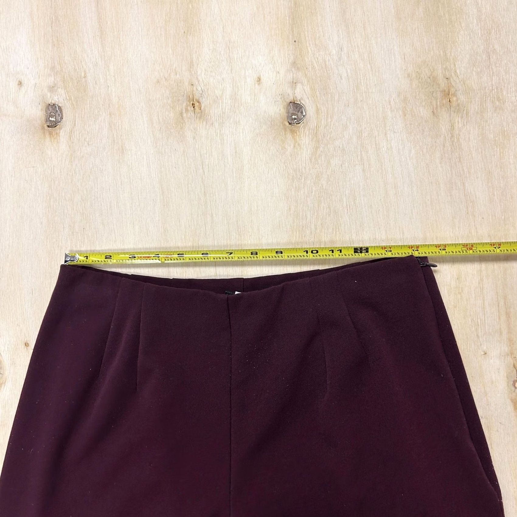 Vintage VINTAGE Fashion Bug Dress Pants Womens 10P Petite Red Twill Classic Zip Stretch Size 32" / US 10 / IT 46 - 5 Thumbnail