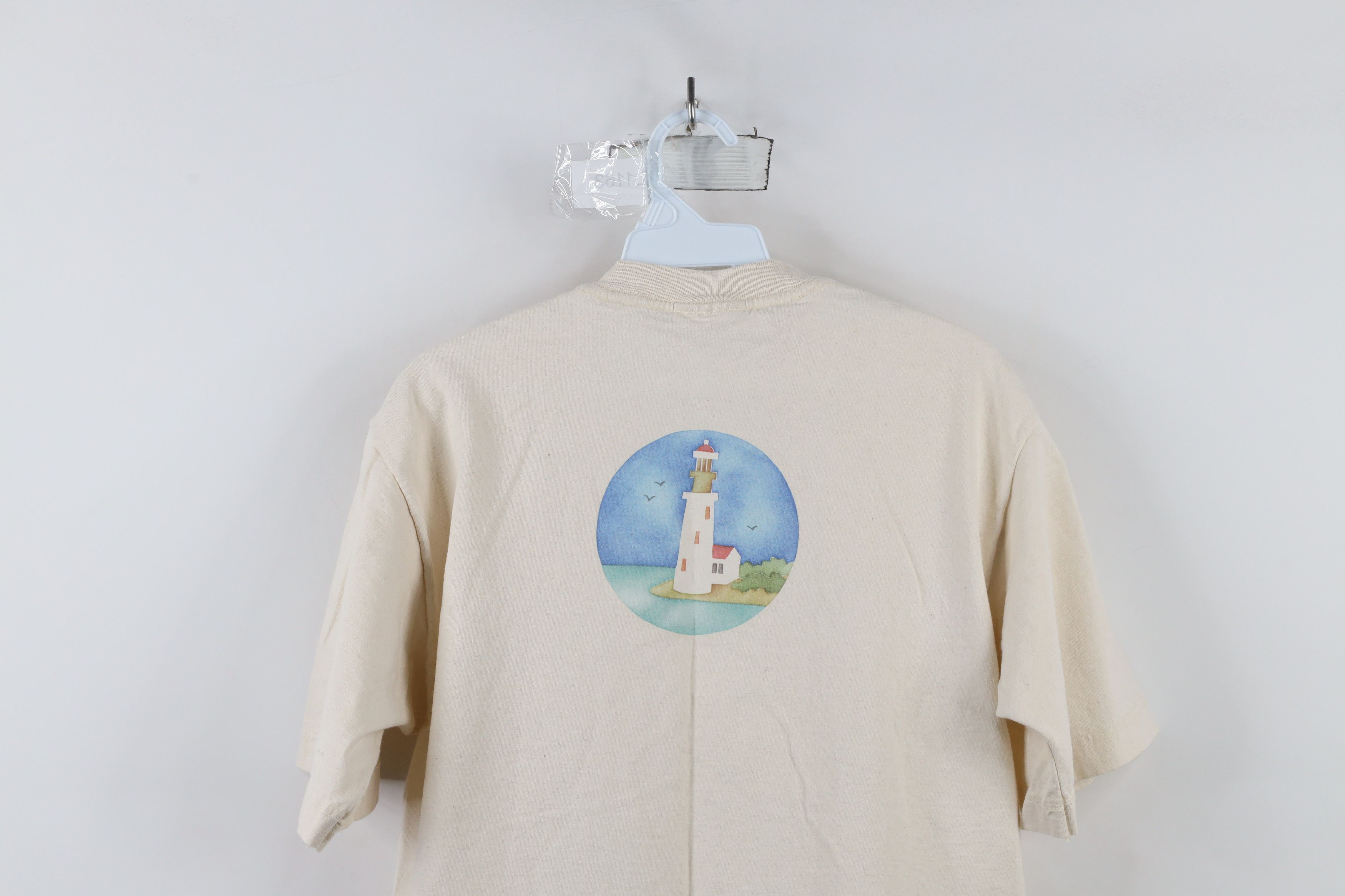 Vintage Vintage 90s Streetwear Take Time To Sit By The Sea T-Shirt Size L / US 10 / IT 46 - 11 Thumbnail