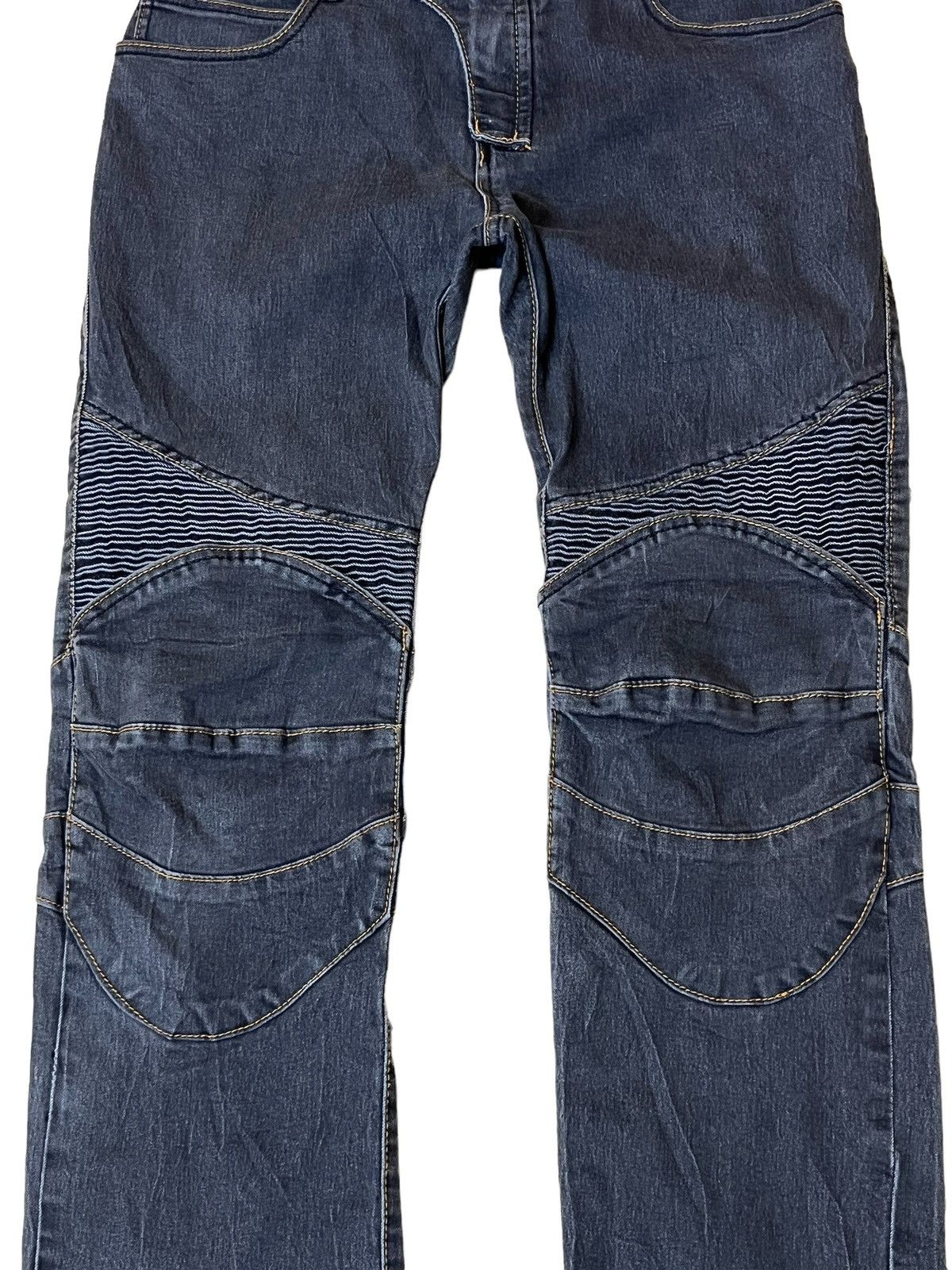 Japanese Brand VINTAGE KOMINE JAPANESE RIDING PANTS INSPIRED BALMAIN PARIS Size US 32 / EU 48 - 3 Thumbnail