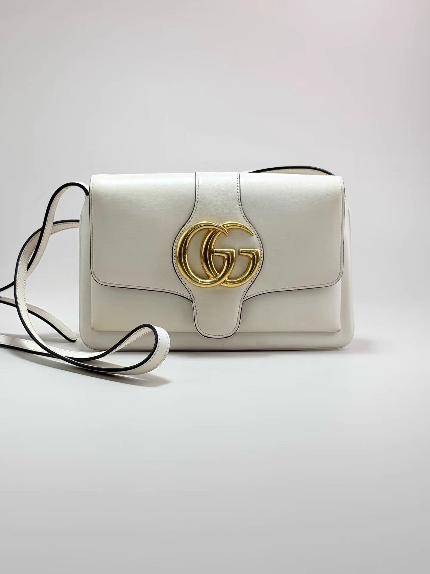 Gucci GUCCI ARLI Golden Double G Shoulder & Crossbody Bag K1 Size ONE SIZE - 1 Thumbnail