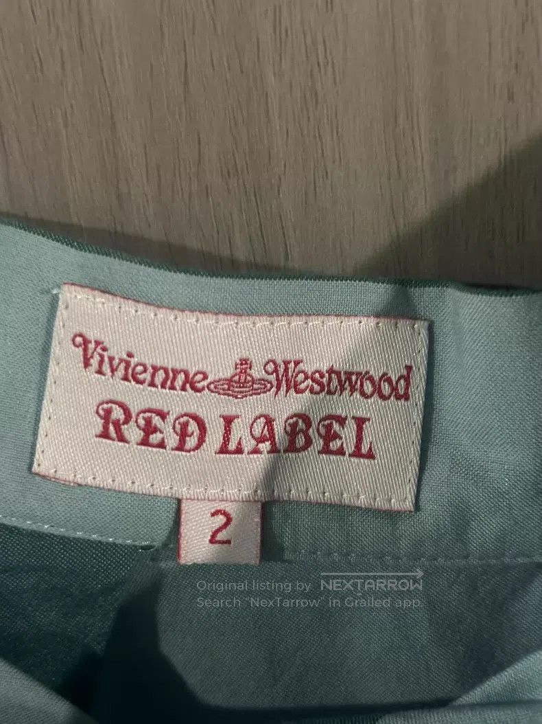Vivienne Westwood Vivienne Westwood size M Green and White Striped Skirt with Size 26" / US 2 / IT 38 - 3 Thumbnail