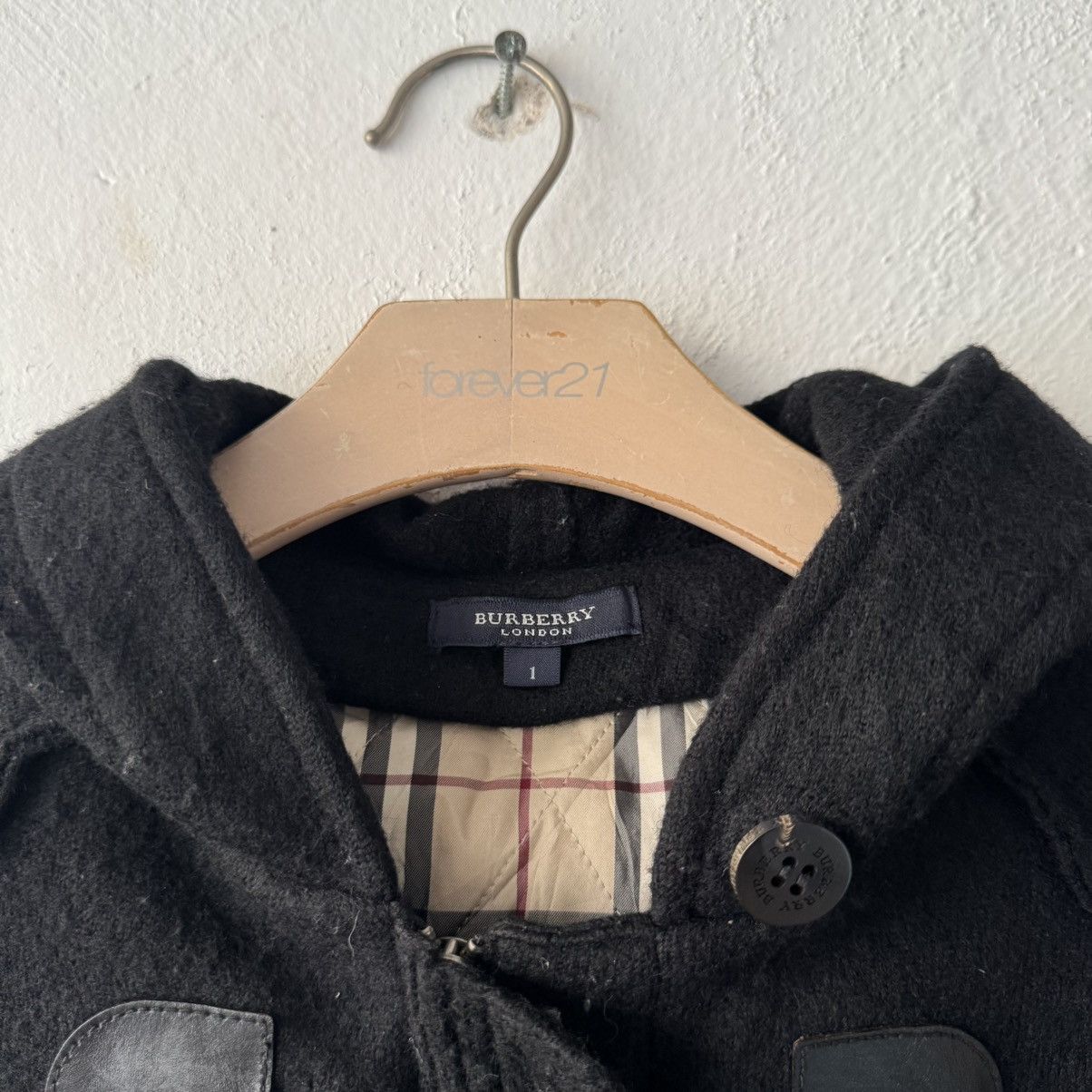 Burberry Burberry Knit Wool Hooded Duffle Coat Size US S / EU 44-46 / 1 - 10 Thumbnail