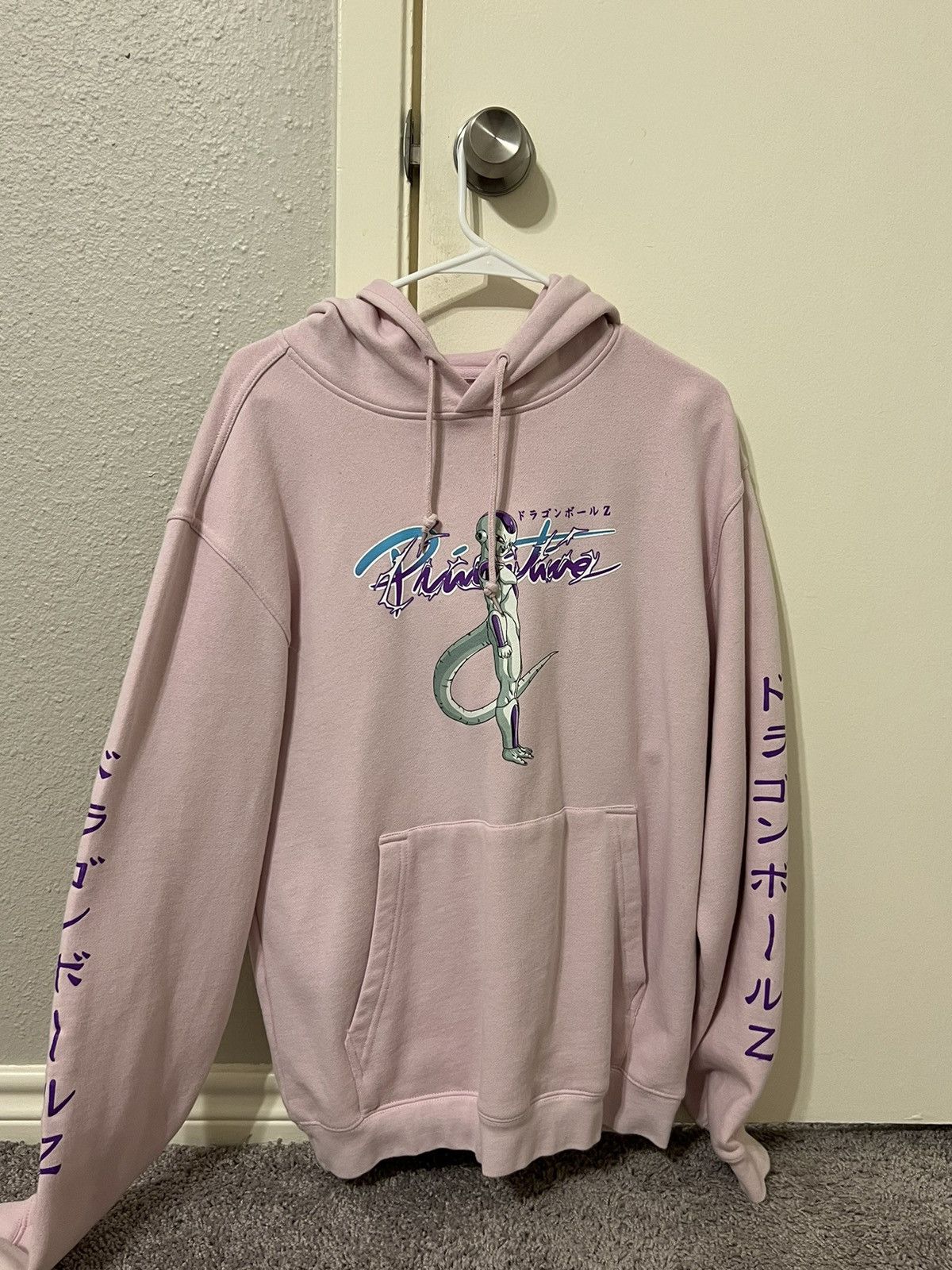 Primitive Dragon Ball Z Frieza Pink Hoodie Grailed