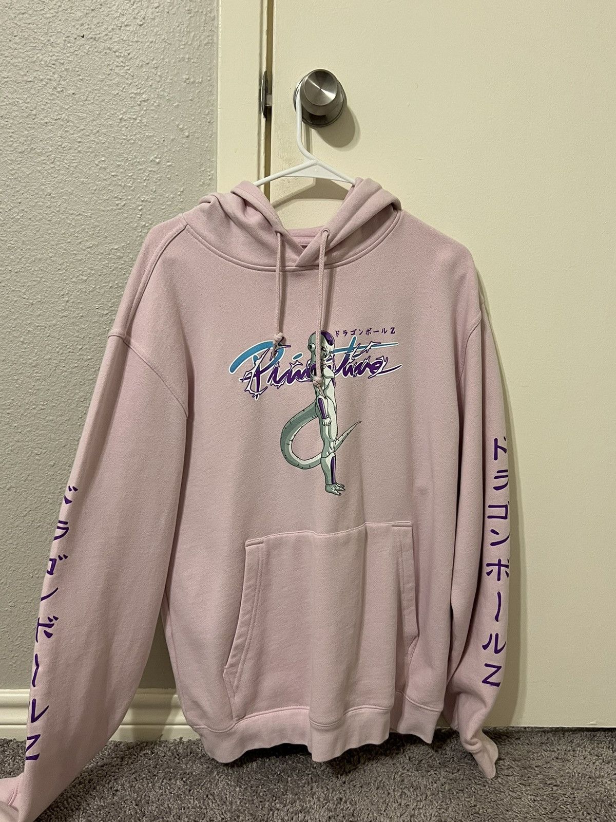 Japanese Brand × Primitive Dragon Ball Z Frieza Pink Hoodie | Grailed