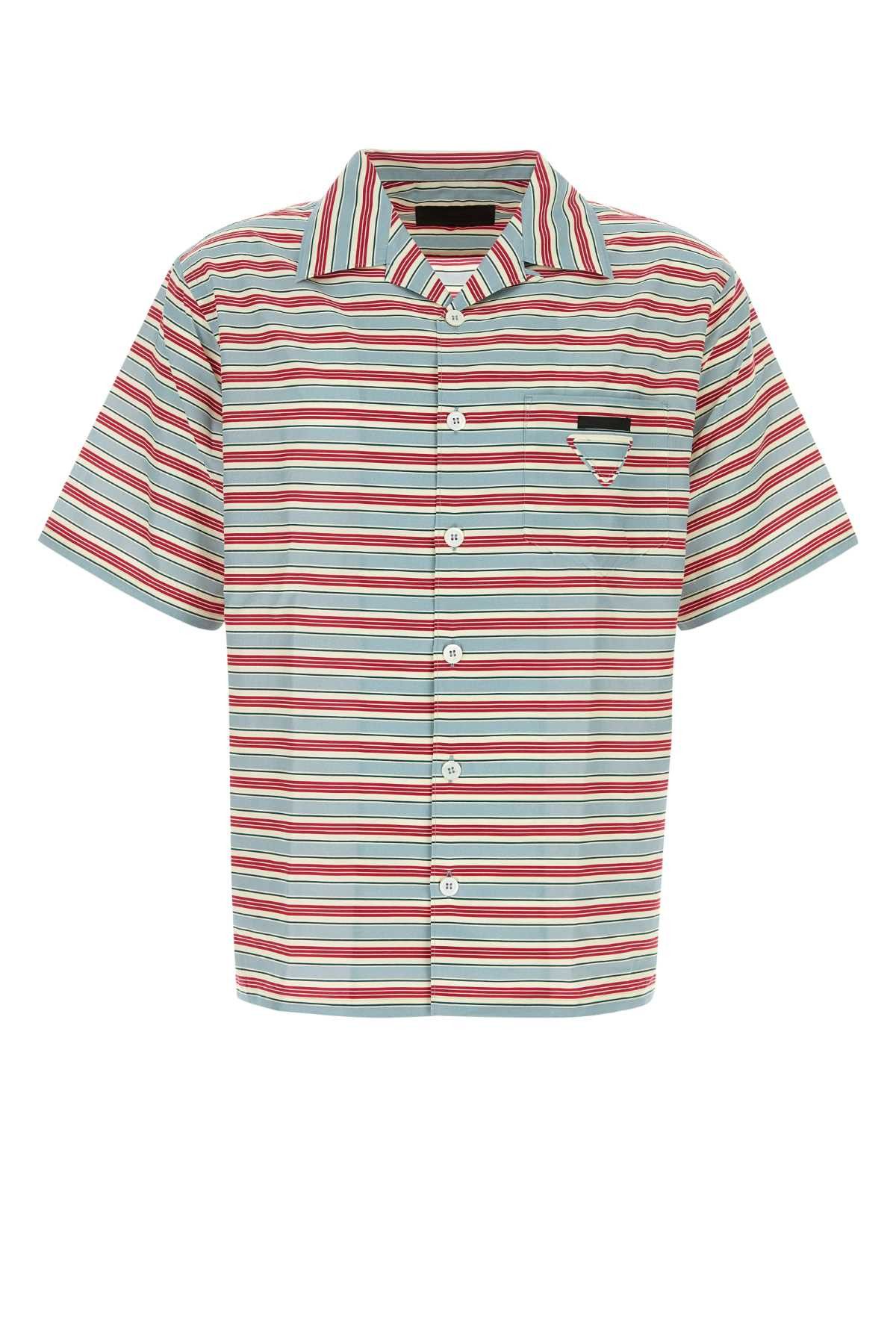 Prada Embroidered Cotton Blend Shirt Size US XL / EU 56 / 4 - 1 Thumbnail