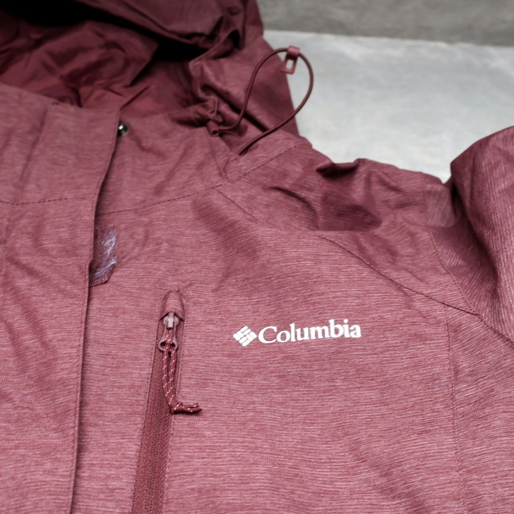 Rains Columbia Womens Large Red Whirlibird IV Waterproof Rain Wind 3in1 Softshell Jacket Size L / US 10 / IT 46 - 6 Thumbnail
