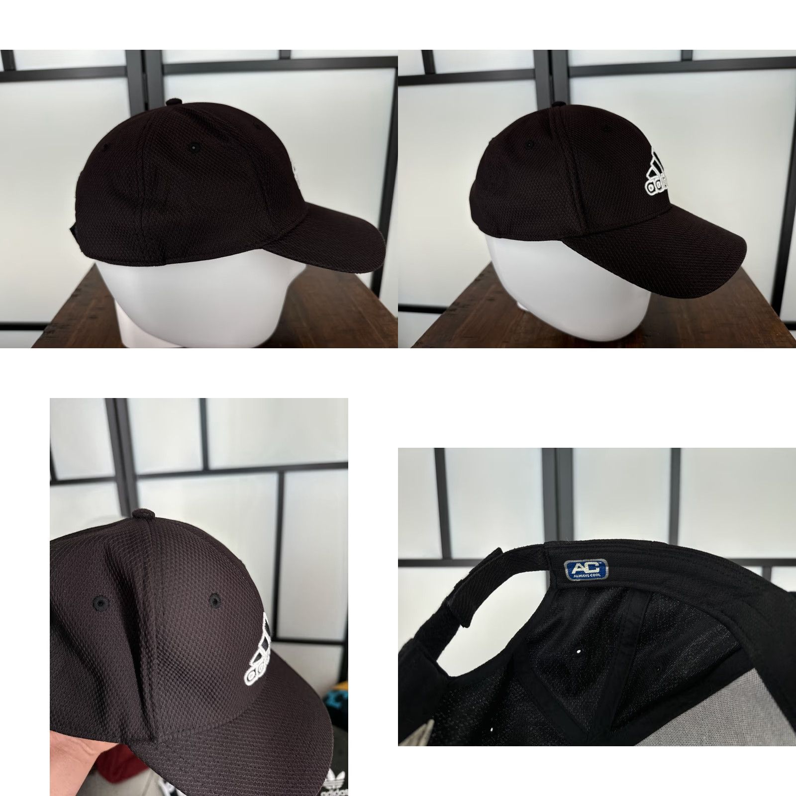 Adidas Adidas Hat Cap Strap Back Adult One Size Red Embroidered Three Stripe Baseball Cap Mens Size ONE SIZE - 8 Thumbnail