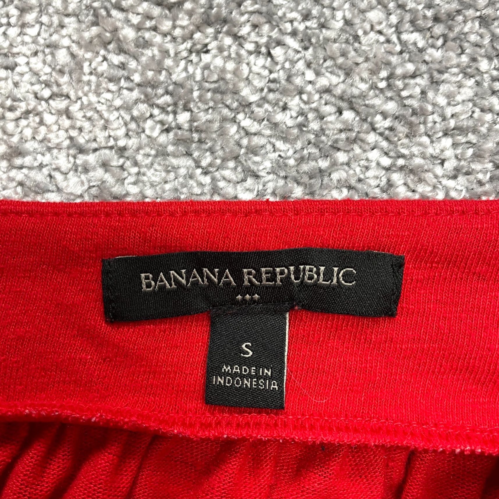 Banana Republic Banana Republic Shirt Womens S True Red Square Neck Linen Short Sleeve OLX Size S / US 4 / IT 40 - 6 Thumbnail