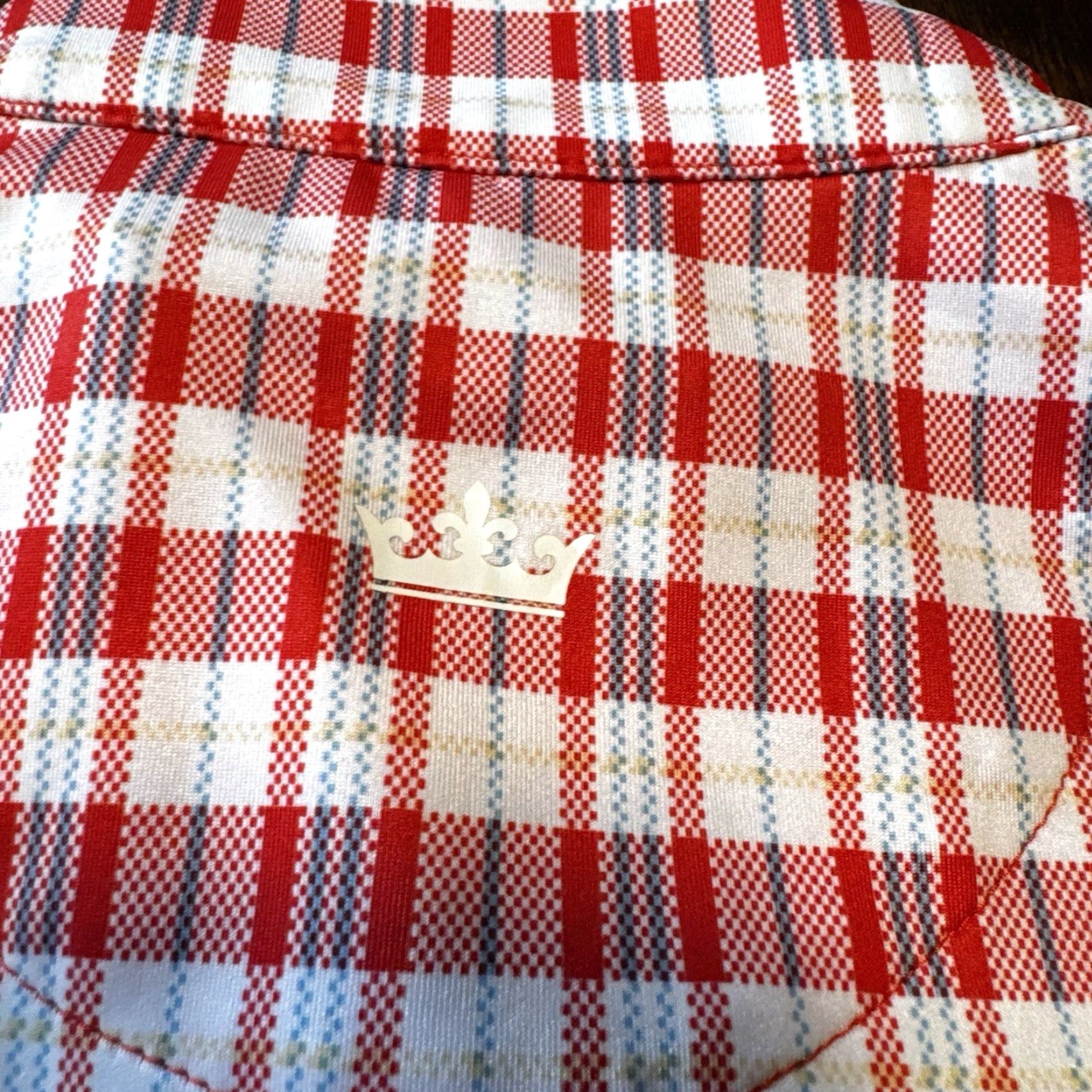 Peter Millar Peter Millar 1/4 Zip Pullover Women’s Medium Plaid Sun Comfort Golf Nevillewood Shirt Size M / US 6-8 / IT 42-44 - 6 Thumbnail